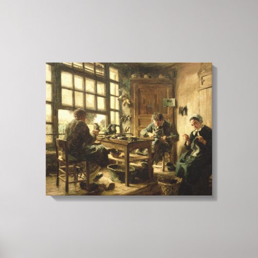 De kobblers, 1880 canvas afdruk (Voorkant)