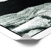 De Koe Sprong Over De Maan - Litho Print (Hoek)