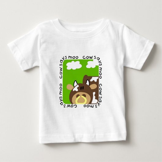 De koe zegt Moo T-shirts en Giften (Voorkant)