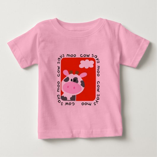 De koe zegt Moo T-shirts en Giften (Voorkant)