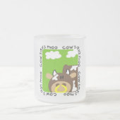 De koe zegt Moo T-shirts en Giften Matglas Koffiemok (Center)