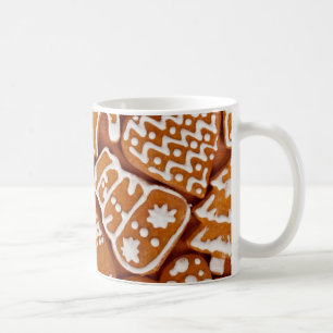De Koekjes van de Peperkoek van Kerstmis Koffiemok