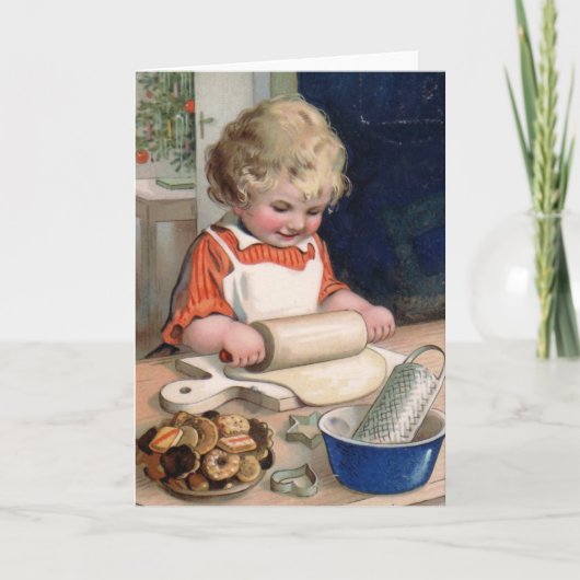 De Koekjes van het Baksel van het meisje Kaart (Voorkant)