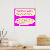 De koekjes zijn mooi gemaakt voor de liefhebbers v poster (Keuken)