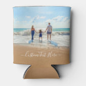 De Koelbox van de Tekst van de Foto van de douane  Blikjeskoeler (Voorkant)