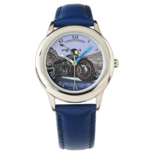 De koele Bijl van de Motorfiets van de Vintage Weg Horloge