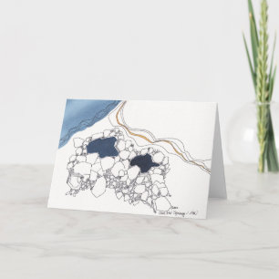 De koele Hete Lentes in NM, Notecard Kaart