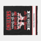 de koele rol die toevoegt naam skatten fleece deken (Voorkant (Horizontaal))