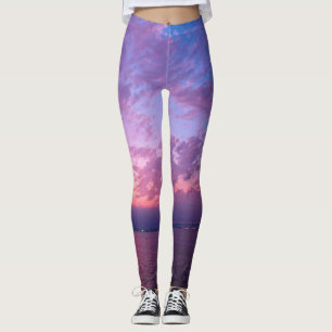 De koele, Roze Paarse en Blauwe Foto van de Leggings