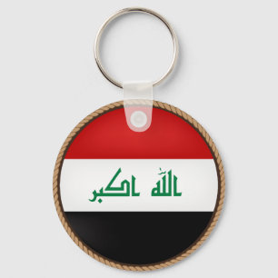 De koele Verbinding van de Vlag van Irak Sleutelhanger