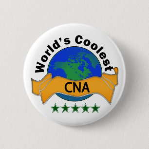 De koelste CNA ter wereld Ronde Button 5,7 Cm