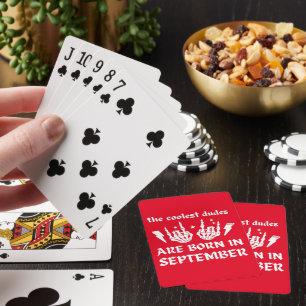DE KOELSTE DUIDEN ZIJN GEBOREN IN SEPTEMBER POKERKAARTEN