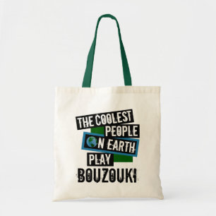 De koelste mensen op aarde spelen Bouzouki Tote Bag