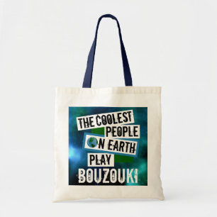 De koelste mensen op aarde spelen Bouzouki Tote Bag