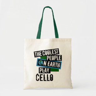 De koelste mensen op aarde spelen Cello Tote Bag