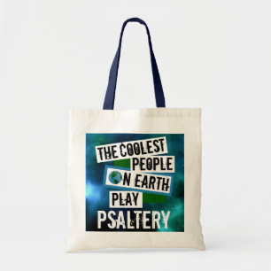 De koelste mensen op aarde spelen een slagader tote bag