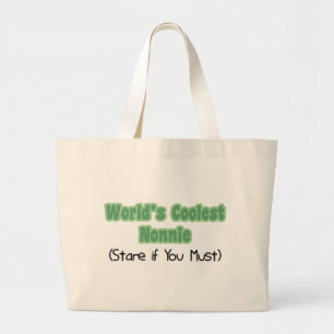 De koelste nonnie ter wereld grote tote bag