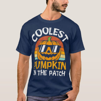 De koelste pompoen in de pleister van Toddler Boys T-shirt