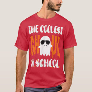 De koelste schouder in schoolstralen is de hallowe t-shirt