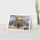 De koepel van de rots, Tempelberg, Jeruzalem Kaart (Voorkant)