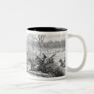 De koets van de Stapel van de Nieuwhaven Pagnel Tweekleurige Koffiemok