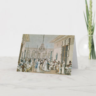 De koffie Frascati in 1807 Kaart