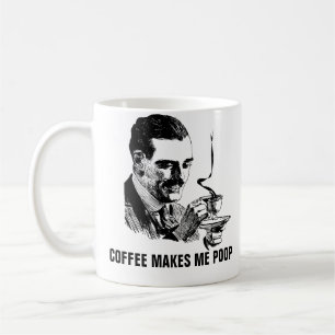 De koffie maakt me Achterschip Koffiemok