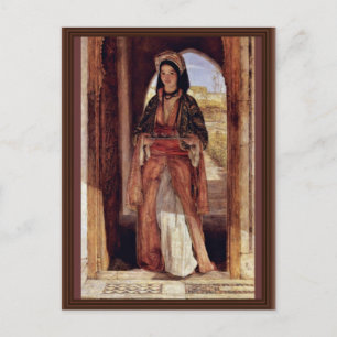 De koffiedrager van Lewis John Frederick Briefkaart