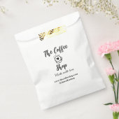 De koffiezaak en website social media business  bedankzakje (Gezegeld)