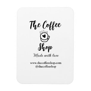 De koffiezaak en website social media business magneet
