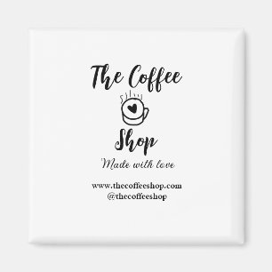 De koffiezaak en website social media business magneet