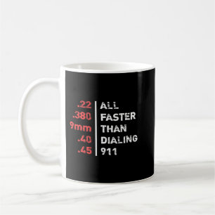 De kogels zijn allen sneller dan het Draaien 911 a Koffiemok