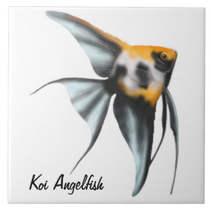 De Koi Angelfish Tile Tegeltje
