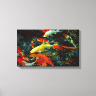 De Koi Canvas Afdruk