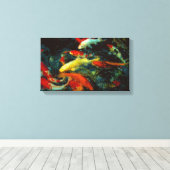 De Koi Canvas Afdruk (Insitu (Houten vloer))