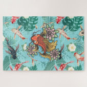 De Koi Pond Legpuzzel (Horizontaal)