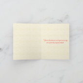 De Kolibrie van de Gem van de berg dankt u Bedankkaart (Binnen)