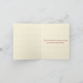 De Kolibrie van de Staart van de racket dankt u Bedankkaart (Binnen)