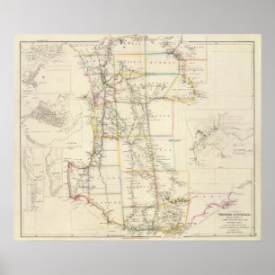 De kolonie van Western Australië Poster