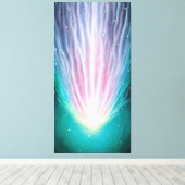 De komeet Leonard Canvas Afdruk (Insitu (Houten vloer))