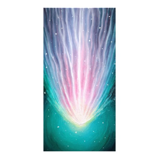 De komeet Leonard Foto Afdruk (Voorkant)