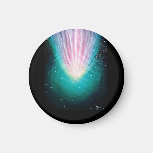 De komeet Leonard Magneet (Voorkant)