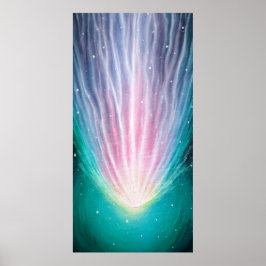 De komeet Leonard Poster