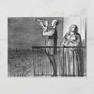 De komeet, Parisiens incredules Briefkaart