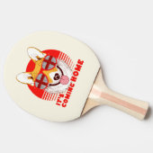 De komende thuiscorgi tafeltennisbatje (Zijkant)