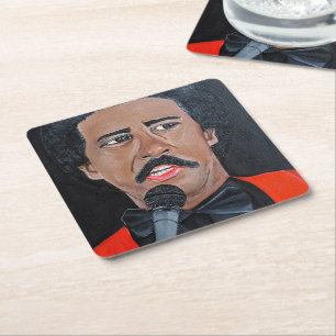 De komiek Schilderij van Alfred Fox Vierkante Kartonnen Onderzetter