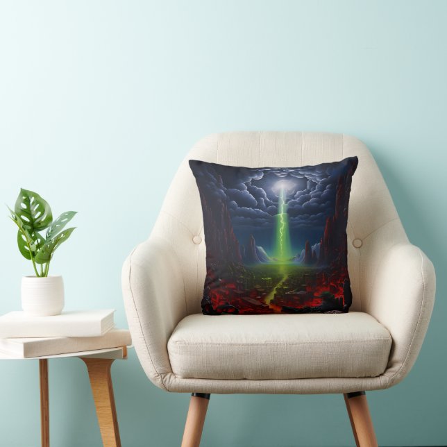 De komst van aliens kussen (Stoel)