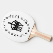 De Kong van DIY Ping Pong Paddle Tafeltennisbatje (Zijkant)