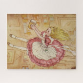 De konijnenhol omlaag legpuzzel (Horizontaal)