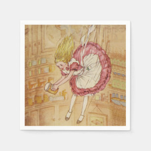 De konijnenhol omlaag servet